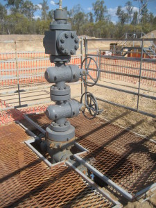 Coal Seam Gas Well Head