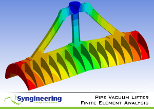 Pipe Vacuum Lifter FEA