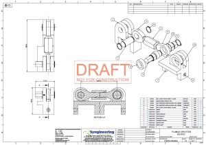 Flange Device Drawing Sample