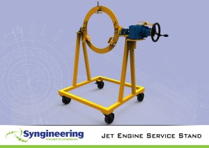 Jet Engine Service Stand